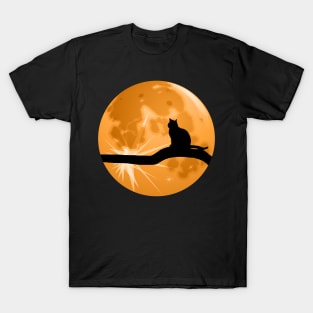 The Cat And The Moon T-Shirt